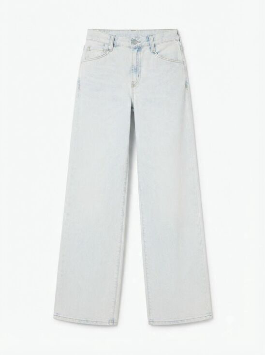 Levi's Denim - Levi's Performance Mid Rise Cotton 94 Baggy Jeans Cool Office Light Wash 32x31